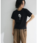 ・DOUBLE FLAGS ローズチェーン刺繍TEE