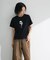 ・DOUBLE FLAGS ローズチェーン刺繍TEE