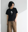 ・DOUBLE FLAGS ローズチェーン刺繍TEE