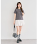 ・DOUBLE FLAGS ローズチェーン刺繍TEE