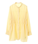 シャーリングシャツチュニック