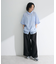 麻調ウエストギャザーフレアワイドパンツ