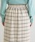 ・ELENCARE DUE チェックナロースカート