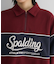 SPALDING別注 ハーフZIPスウェット