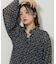 花柄シフォン楊柳ワンピース