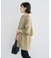 袖サテンドッキングチュニック