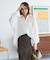 ・ELENCARE DUE シアーシャーリングシャツ