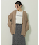・ELENCARE DUE プリーツノーカラージャケット
