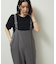 ピンタックサロペット