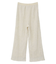 コード刺繍レースイージーワイドパンツ