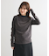・ANDSEARCH シアーベロアボトルネックロンTEE