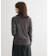 ・ANDSEARCH シアーベロアボトルネックロンTEE