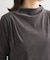・ANDSEARCH シアーベロアボトルネックロンTEE