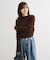 ・ANDSEARCH シアーベロアボトルネックロンTEE