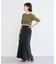 ウエストレイヤーボックスプリーツスカート