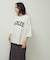 5分袖刺繍ロゴトレTEE