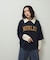 5分袖刺繍ロゴトレTEE