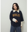 5分袖刺繍ロゴトレTEE
