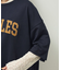 5分袖刺繍ロゴトレTEE