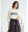 5分袖刺繍ロゴトレTEE