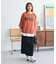 5分袖刺繍ロゴトレTEE