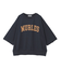 5分袖刺繍ロゴトレTEE