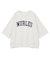 5分袖刺繍ロゴトレTEE