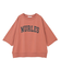 5分袖刺繍ロゴトレTEE