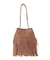 andmikka.フリンジ巾着ショルダーバッグ