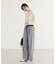 ウエストレイヤードワイドパンツ