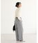 ウエストレイヤードワイドパンツ