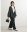 ウエストレイヤードワイドパンツ