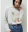分割フォト長袖Tシャツ
