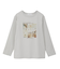 分割フォト長袖Tシャツ