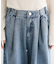 タックワイドデニムパンツ