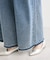 タックワイドデニムパンツ