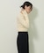 【WEB限定】もちやわ袖口釦リブニットプルオーバー