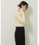 【WEB限定】もちやわ袖口釦リブニットプルオーバー