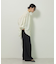 ease blue.バックシャーリングブラウス