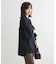 ease blue.バックシャーリングブラウス