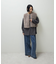 ease blue.バックシャーリングブラウス