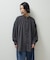 ease blue.バックシャーリングブラウス