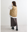 サイドZIP中綿コクーンベスト