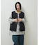 サイドZIP中綿コクーンベスト