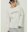 キレイ目ロゴ長袖Tシャツ