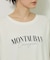 キレイ目ロゴ長袖Tシャツ