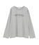 キレイ目ロゴ長袖Tシャツ