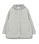 2WAYニットフードキルティングブルゾン