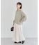 衿付きケーブルzipカーディガン