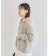衿付きケーブルzipカーディガン